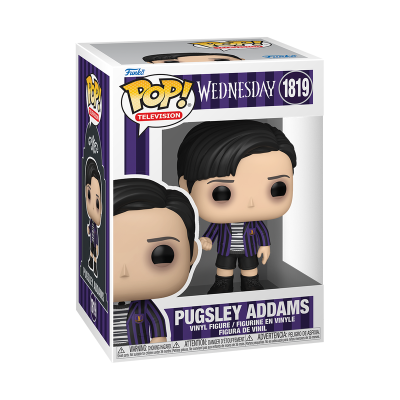Chargez l&#39;image dans la visionneuse de la galerie, Funko POP! TV: The Addams Family - Pugsley Addams (Nevermore Uniform) Vinyl Figure
