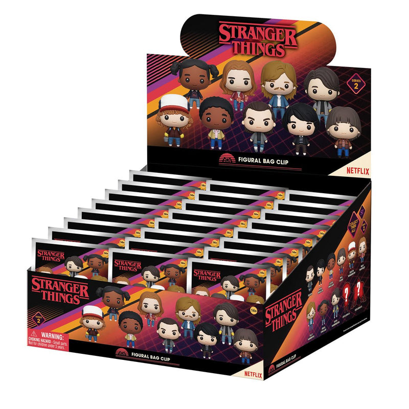 Chargez l&#39;image dans la visionneuse de la galerie, Monogram Stranger Things - Series 2 Characters 1pc 3D Figure Bag Clip Blind Bag
