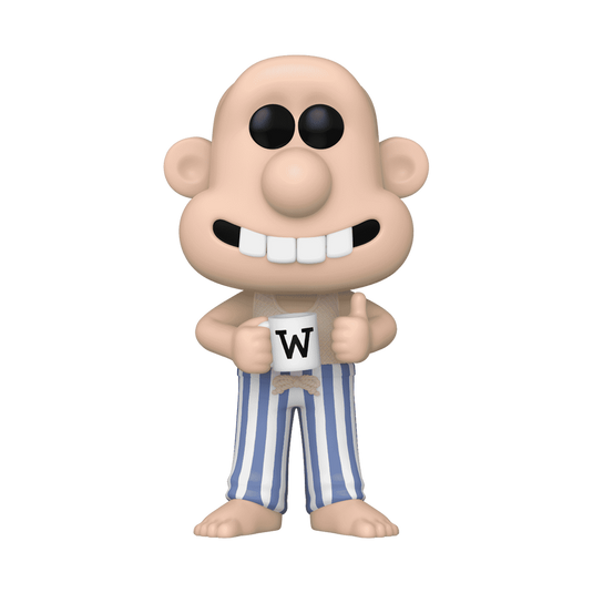 Funko POP! Animation: Wallace and Gromit - Wallace in Pajamas Vinyl Figure