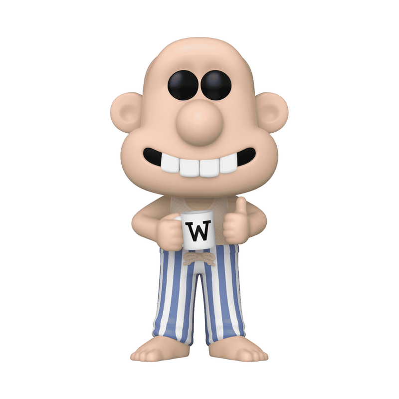 Funko POP! Animation: Wallace and Gromit - Wallace in Pajamas Vinyl Figure