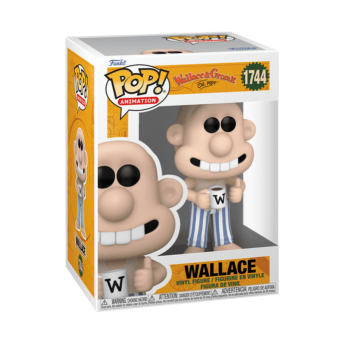 Funko POP! Animation: Wallace and Gromit - Wallace in Pajamas Vinyl Figure