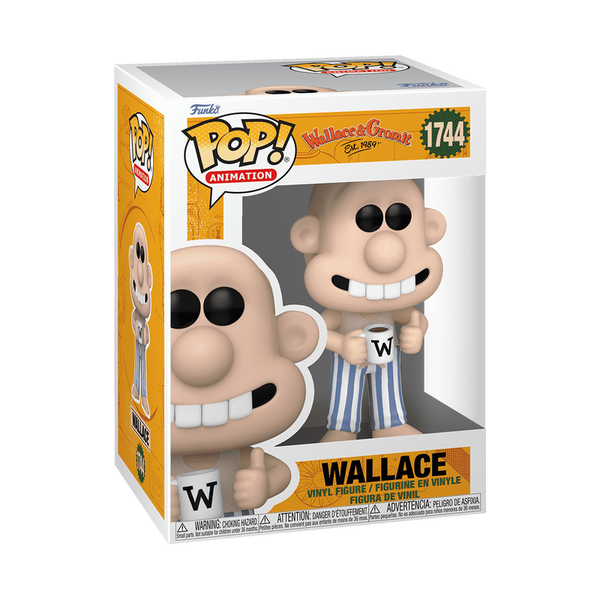 Funko POP! Animation: Wallace and Gromit - Wallace in Pajamas Vinyl Figure