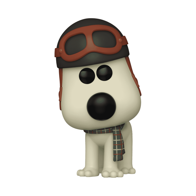 Cargue la imagen en el visor de la galería, Funko POP! Animation: Wallace and Gromit - Gromit with Aviator Hat Vinyl Figure
