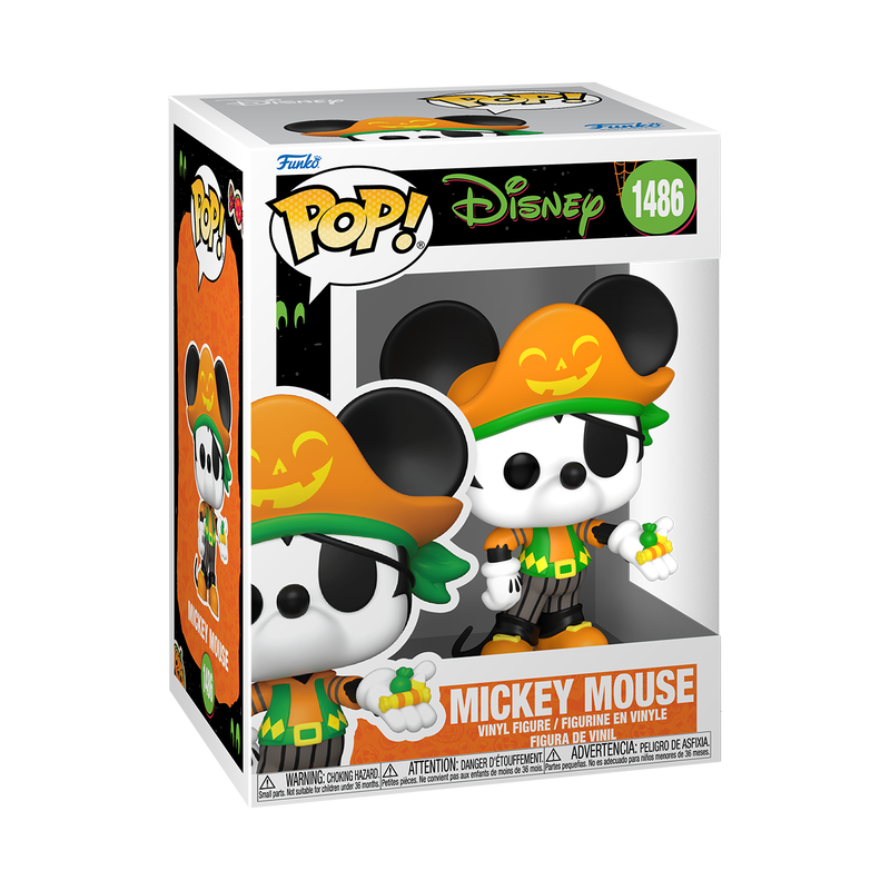 Cargue la imagen en el visor de la galería, Funko POP! Disney: Mickey Mouse In Pirate Costume Vinyl Figure
