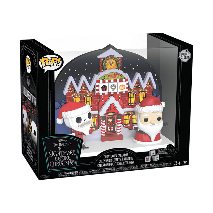 Funko POP! Deluxe: The Nightmare Before Christmas - Dual-Sided Countdown Calendar Vinyl Figure