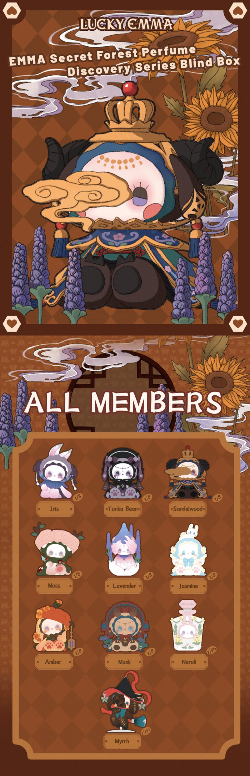 Cargue la imagen en el visor de la galería, Lucky Emma - Perfume Discovery Series Vinyl Figure 1 Single Blind Box
