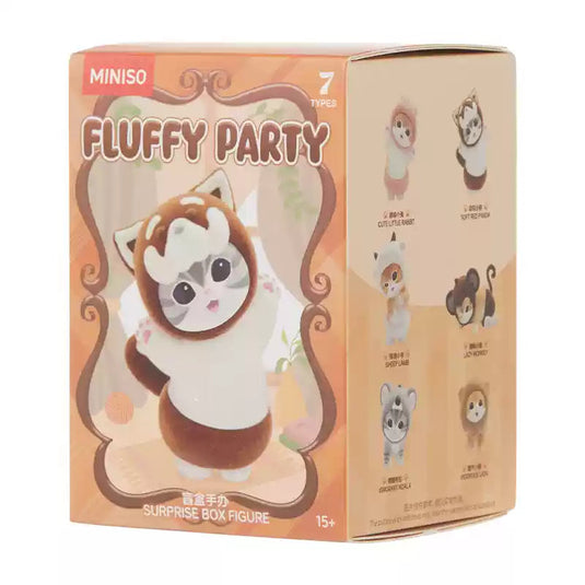 Mofusand Fluffy Party -  Series Vinyl Plush 1 Single Blind Box
