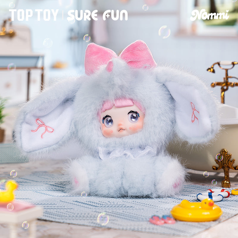 Cargue la imagen en el visor de la galería, Shopvidi Nommi Sitting Zoo - Series Vinyl Plush Doll Keychain 1 Single Blind Box
