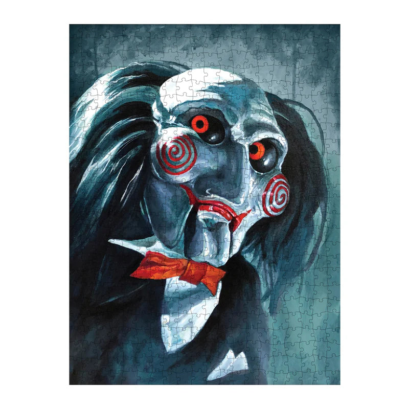 Cargue la imagen en el visor de la galería, Trick or Treat Studios: Saw - Billy The Puppet 500 Piece Jigsaw Puzzle
