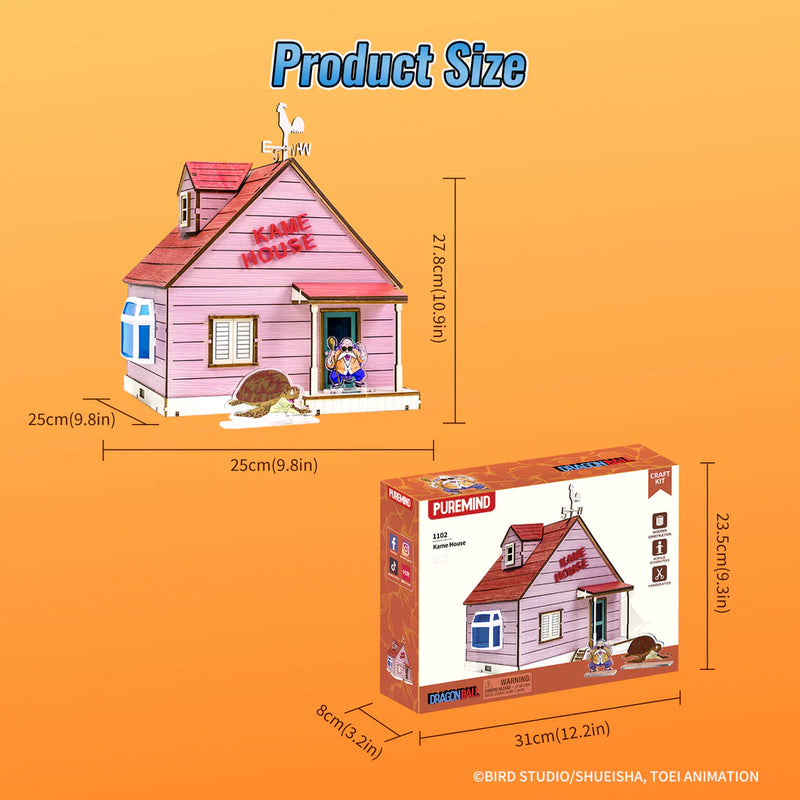 Chargez l'image dans la visionneuse de la galerie, Puremind x Dragon Ball Z - Kame House DIY Miniature House Figure
