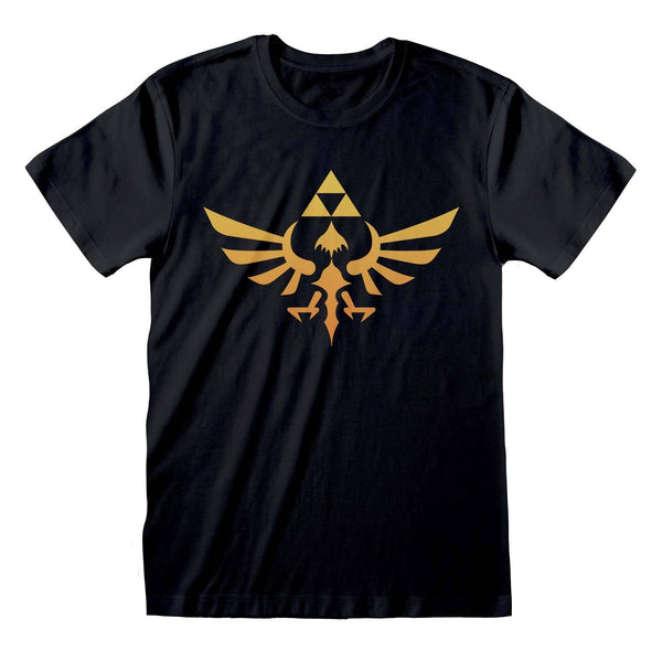 Nintendo Legend Of Zelda - Hyrule Kingdom Logo Black T-shirt