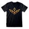 Nintendo Legend Of Zelda - Hyrule Kingdom Logo Black T-shirt