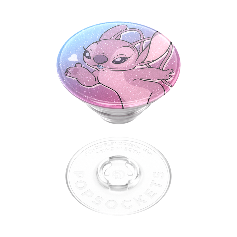 Load image into Gallery viewer, Disney Lilo &amp; Stitch - Glitter Angel Kisses Phone Grip PopSockets
