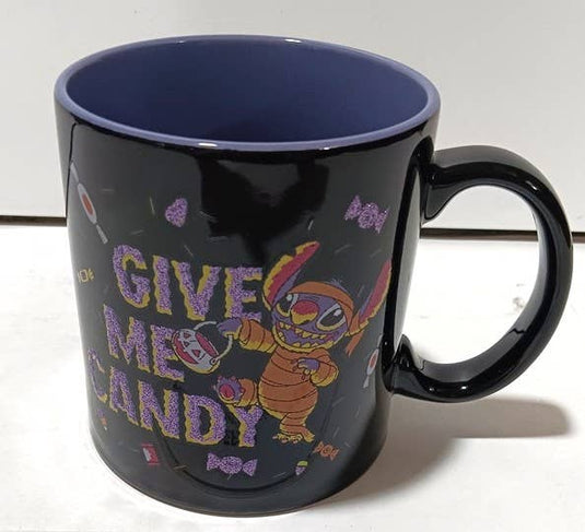 Lilo & Stitch Halloween Give Me Candy *Glitter* 20oz Mug