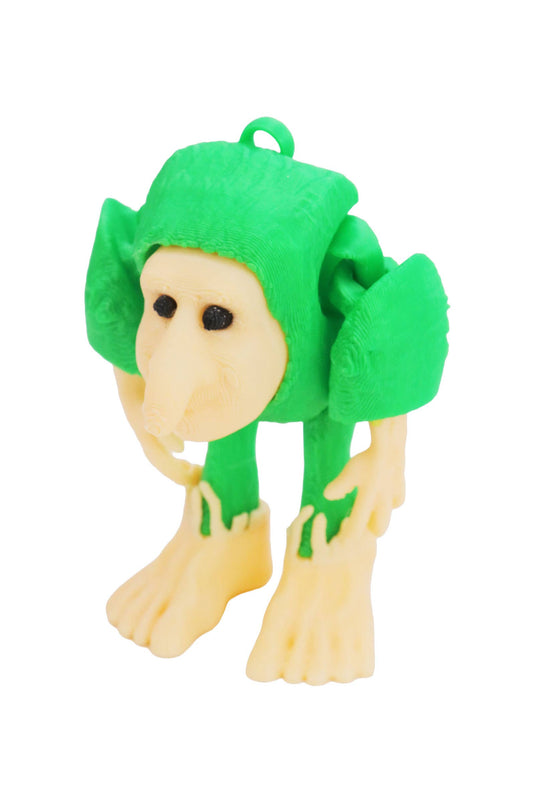 Brain Rot Meme 3d Print Articulated 1pc Keychain