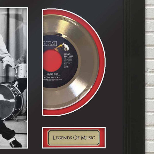 Elvis Presley -  Hound Dog Legends of Music Gold Display