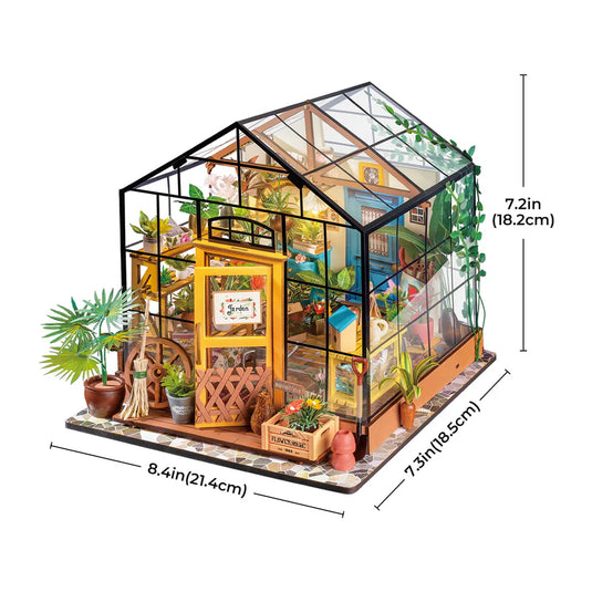 Robotime Rolife - Cathy's Flower House DIY Miniature House Figure