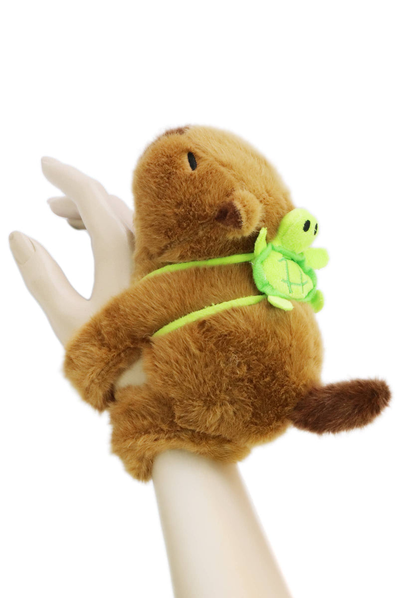 Load image into Gallery viewer, Capybara Stuffed Plushie Slap Wristband Bracelet
