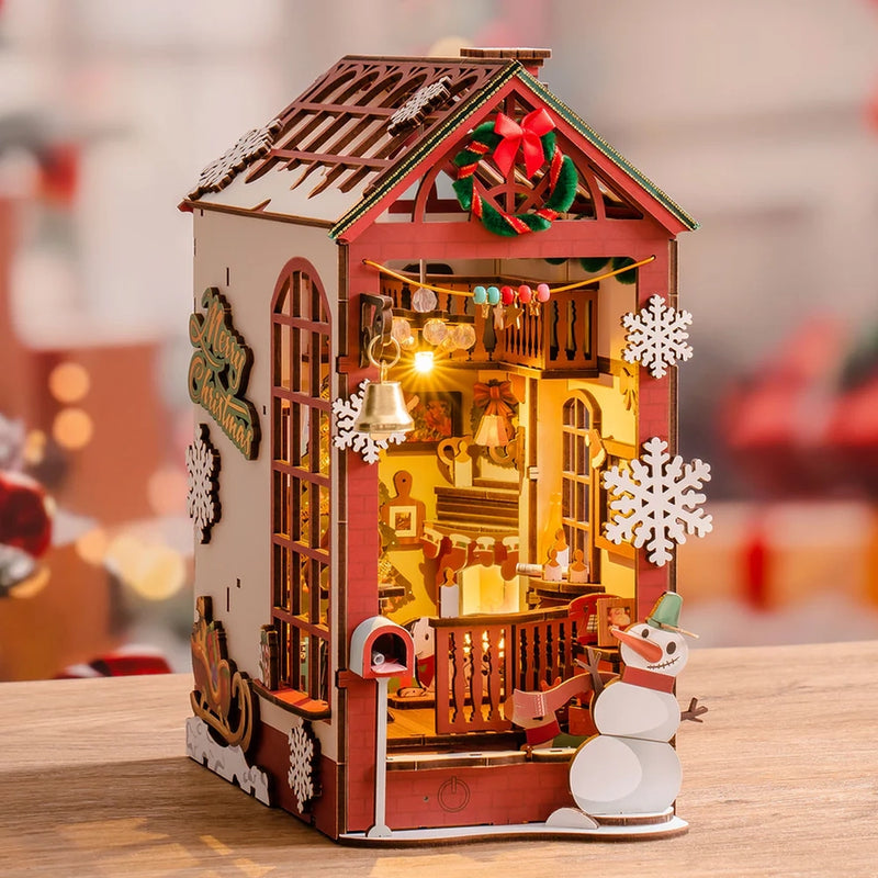 Chargez l&#39;image dans la visionneuse de la galerie, Robotime Rolife Christmas Indoor Scene DIY Book Nook
