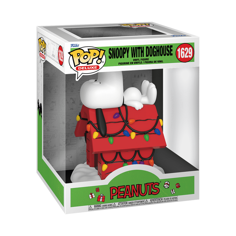 Cargue la imagen en el visor de la galería, Funko POP! Deluxe: Peanuts - Snoopy with Doghouse Vinyl Figure
