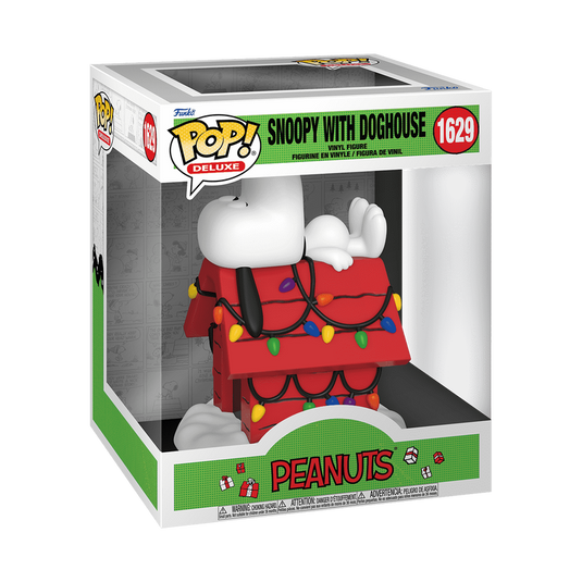 Funko POP! Deluxe: Peanuts - Snoopy with Doghouse Vinyl Figure