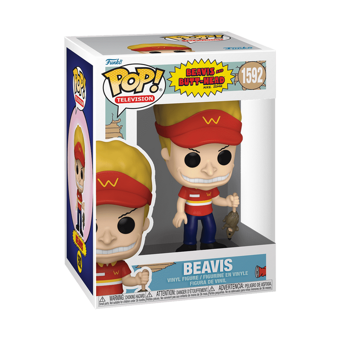 Funko POP! Television: Beavis and Butthead - Beavis (Burger World Uniform) S2 Vinyl Figure