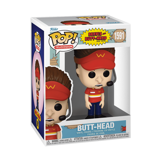 Funko POP! Television: Beavis and Butthead - Butt-Head (Burger World Uniform) S2 Vinyl Figure