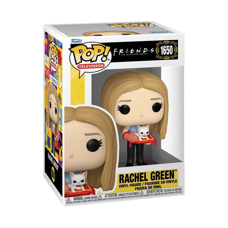 Cargue la imagen en el visor de la galería, Funko POP! TV: Friends - Rachel Green with Mrs. Whiskerson Vinyl Figure
