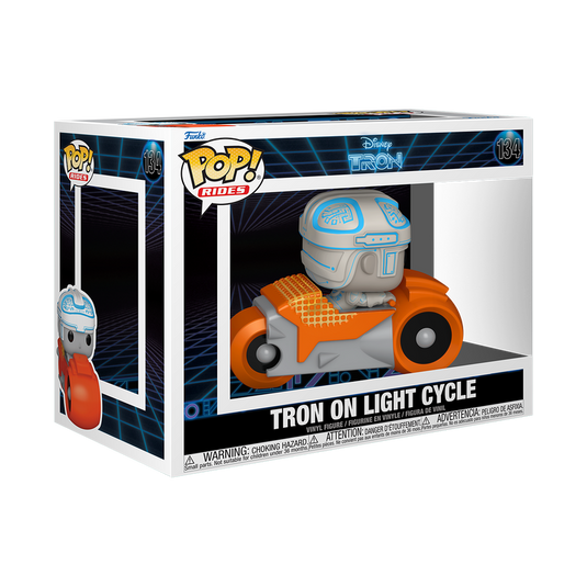 Funko POP Ride! Disney Tron - Tron on Light Cycle Vinyl Figure