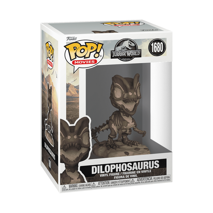 Funko POP! Movies: Jurassic World - Dilophosaurus (Fossil) Vinyl Figure