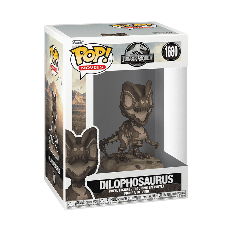 Chargez l&#39;image dans la visionneuse de la galerie, Funko POP! Movies: Jurassic World - Dilophosaurus (Fossil) Vinyl Figure
