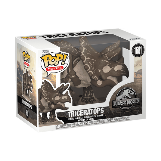 Funko POP! Movies: Jurassic World - Triceratops (Fossil) Vinyl Figure