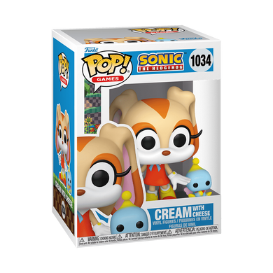 Funko POP & Buddy! Games: Sonic the Hedgehog - Cream with Cheese Vinyl Figure