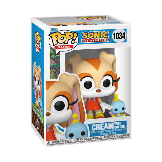 Funko POP & Buddy! Games: Sonic the Hedgehog - Cream with Cheese Vinyl Figure