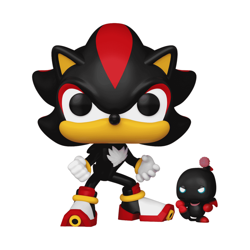 Cargue la imagen en el visor de la galería, Funko POP &amp; Buddy! Games: Sonic the Hedgehog - Shadow with Dark Chao Vinyl Figure
