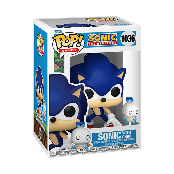 Funko POP & Buddy! Games: Sonic the Hedgehog - Sonic with Dark Chao Vinyl Figure