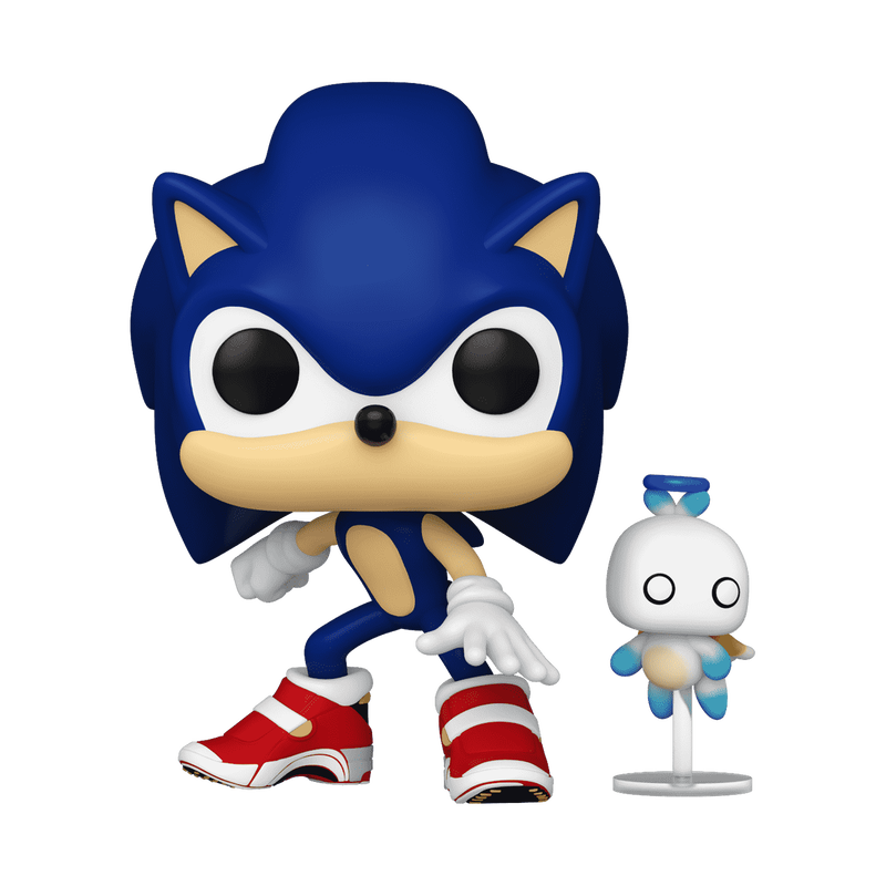 Chargez l&#39;image dans la visionneuse de la galerie, Funko POP &amp; Buddy! Games: Sonic the Hedgehog - Sonic with Dark Chao Vinyl Figure
