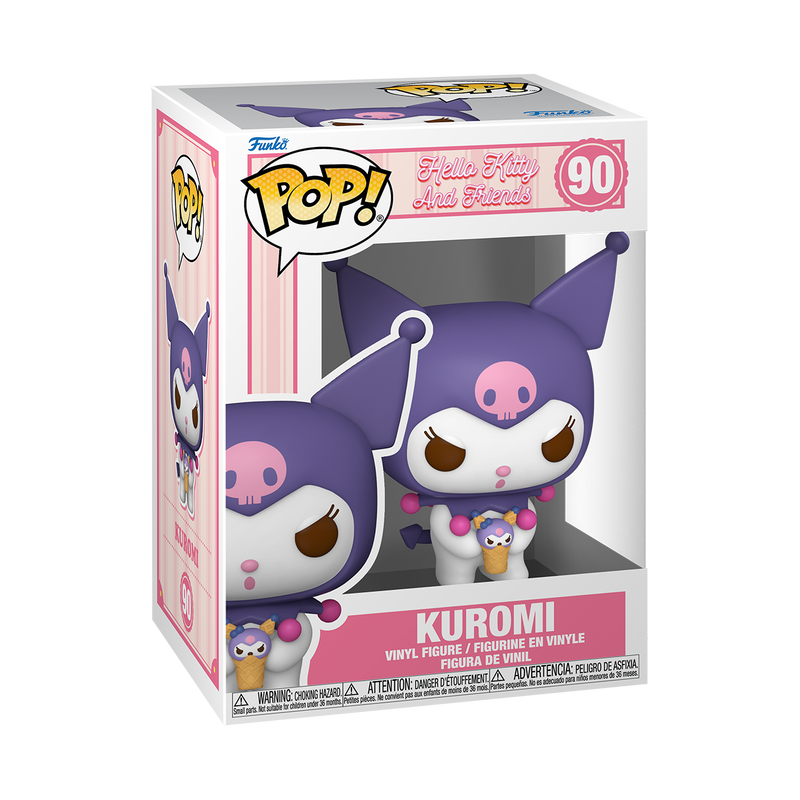 Load image into Gallery viewer, Funko POP! Animation: Hello Kitty &amp; Friends - Kuromi® with Dessert Vinyl Figure
