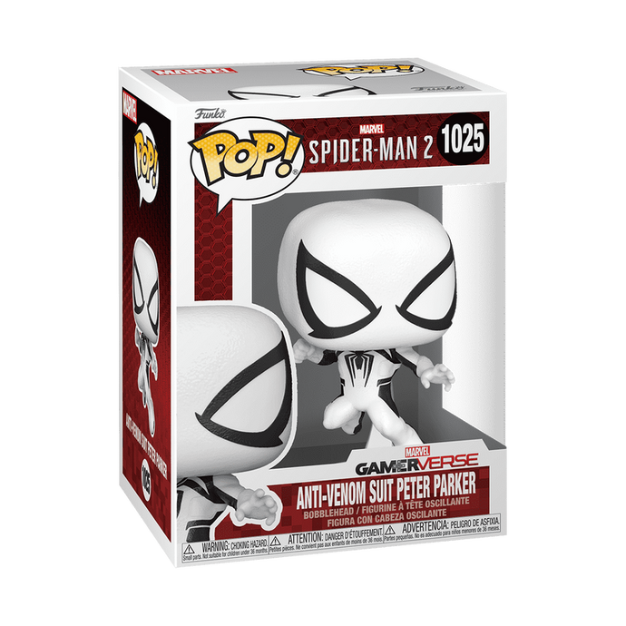 Funko POP! Games: Marvel Spider-Man 2 - Anti-Venom Suit Peter Parker Vinyl Figure