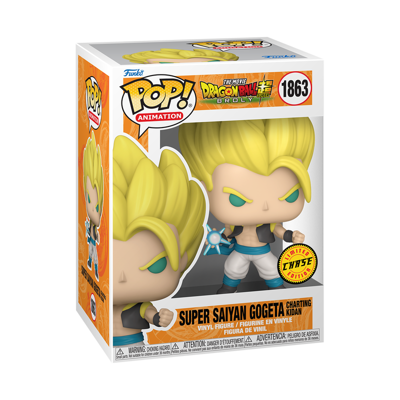 Cargue la imagen en el visor de la galería, Funko Pop Animation! The Movie Dragon Ball Super Broly: Gogeta W/Chase Vinyl Figure
