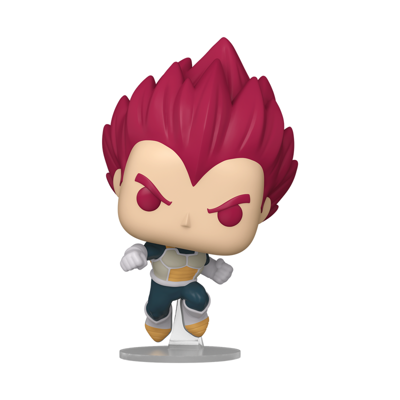 Cargue la imagen en el visor de la galería, Funko Pop Animation! The Movie Dragon Ball Super Broly: Super Saiyan God Vegeta Punching Vinyl Figure
