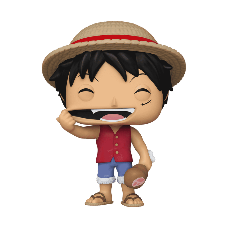 Load image into Gallery viewer, Funko POP! Animation: One Piece - Monkey D. Luffy With Meat Vinyl Figure
