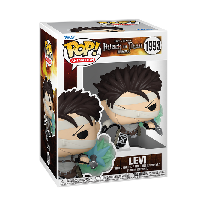 Funko POP! Animation: Attack on Titans - Levi with Bandages Vinyl Figure