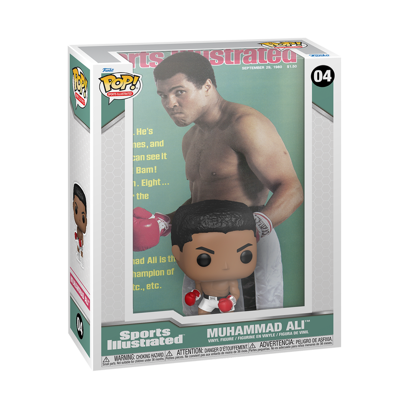 Cargue la imagen en el visor de la galería, Funko Pop: Sports Illustrated Boxing Muhammad Ali Funko Pop! Cover Figure #04 with Case
