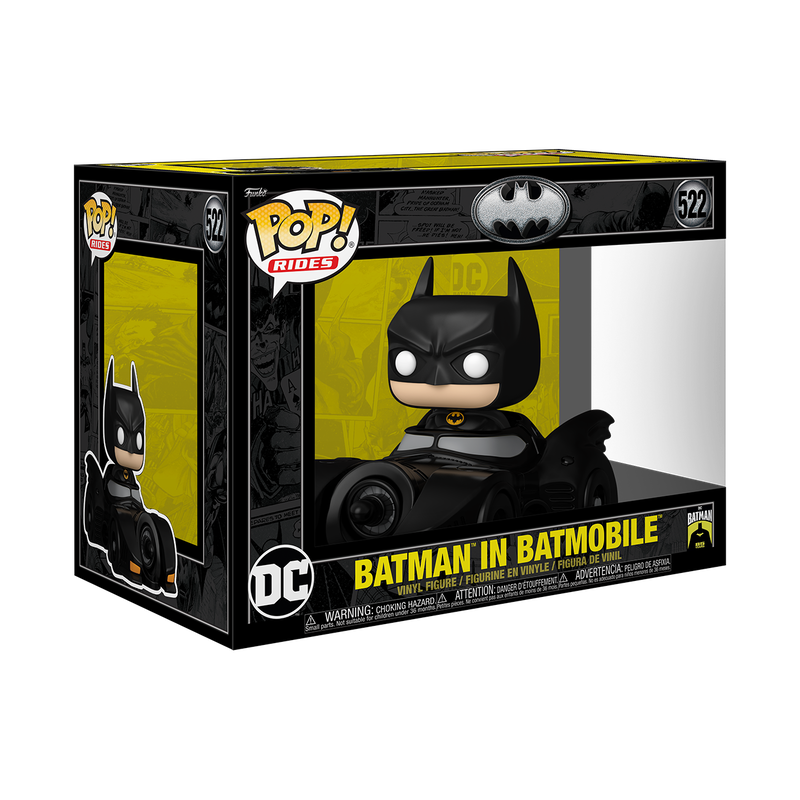 Chargez l&#39;image dans la visionneuse de la galerie, Funko POP! Rides Deluxe: DC - Batman in Batmobile (1989) Vinyl Figure
