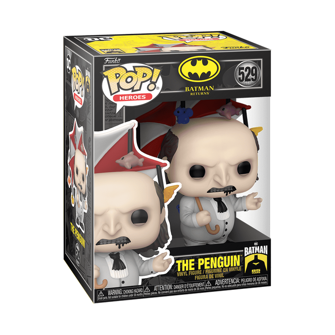 Funko POP! Heroes: Batman Returns - The Penguin with Animal Umbrella Vinyl Figure