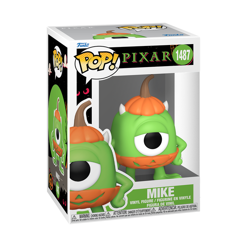 Chargez l&#39;image dans la visionneuse de la galerie, Funko POP! Disney Pixar - Mike Wazowski Jack-o-Lantern Costume Vinyl Figure
