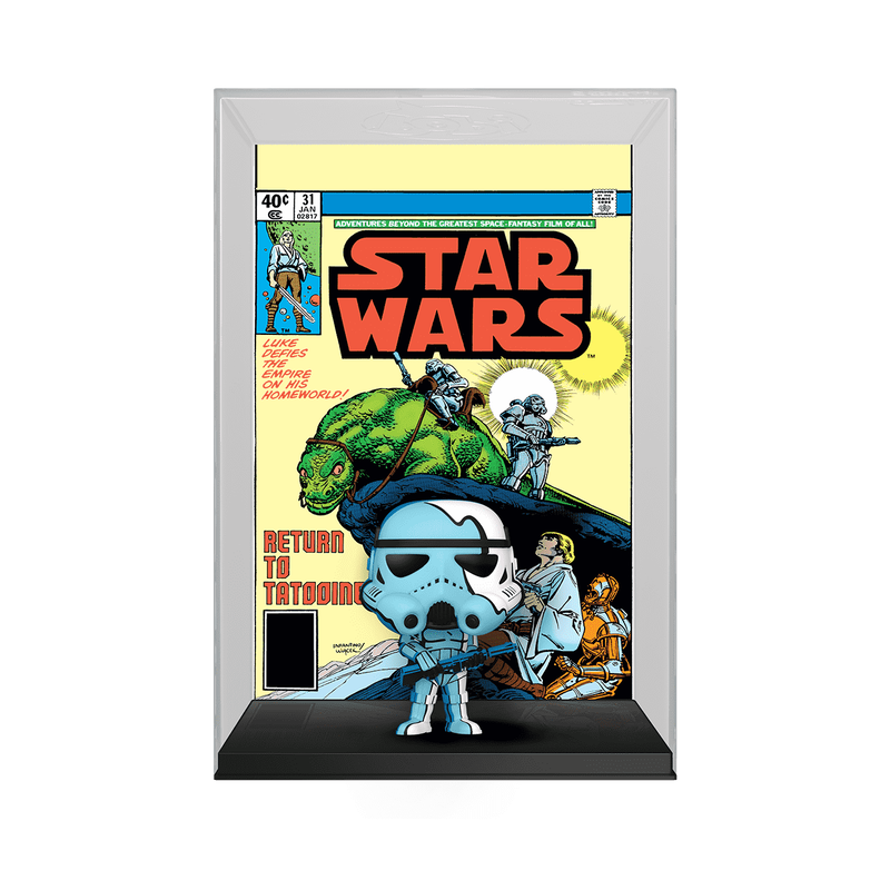 Cargue la imagen en el visor de la galería, Funko POP! Comic Covers: Star Wars(1977) - #31 Sandtrooper Vinyl Figure
