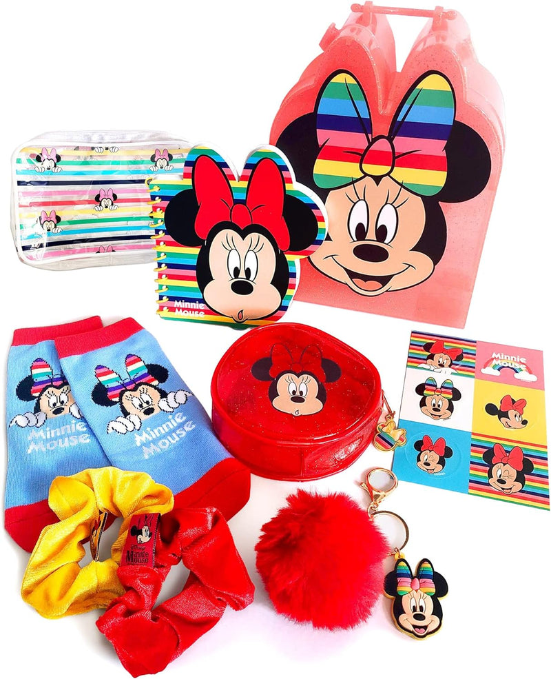 Cargue la imagen en el visor de la galería, Disney Minnie Mouse 7 Exclusive Items Accessory Box Carrying Case
