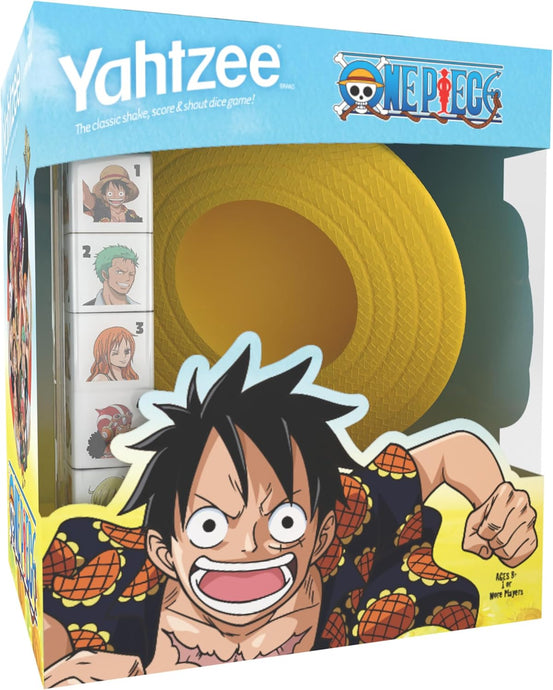 USAopoly Yahtzee - One Piece Collectible Monkey D. Luffy Straw Hat Dice Cup